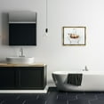thumbnail image 3 of Stupell Industries Duck & Cow in Tub Animals & Insects Painting Gold Floater Framed Canvas Art Print Wall Art, 21 x 17, 3 of 10