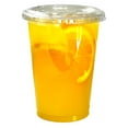 thumbnail image 3 of [50 Count] 14 oz Clear Plastic Disposable PET Cups with Lids | Crystal Clear PET Cup | Cold Smoothie | Iced Coffee Go Cups | Ideal for Coffee, Parfait, Juice, Soda, Cocktail, Party Cups (14OZ), 3 of 7