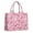Pink Breast Cancer, variant on Large Capacity Tote Bag,Pink Breast Cancer Handbag Fashion Luxury Tote Bag,15.7"x13"x 5.1" Inches,Laptop Compatible