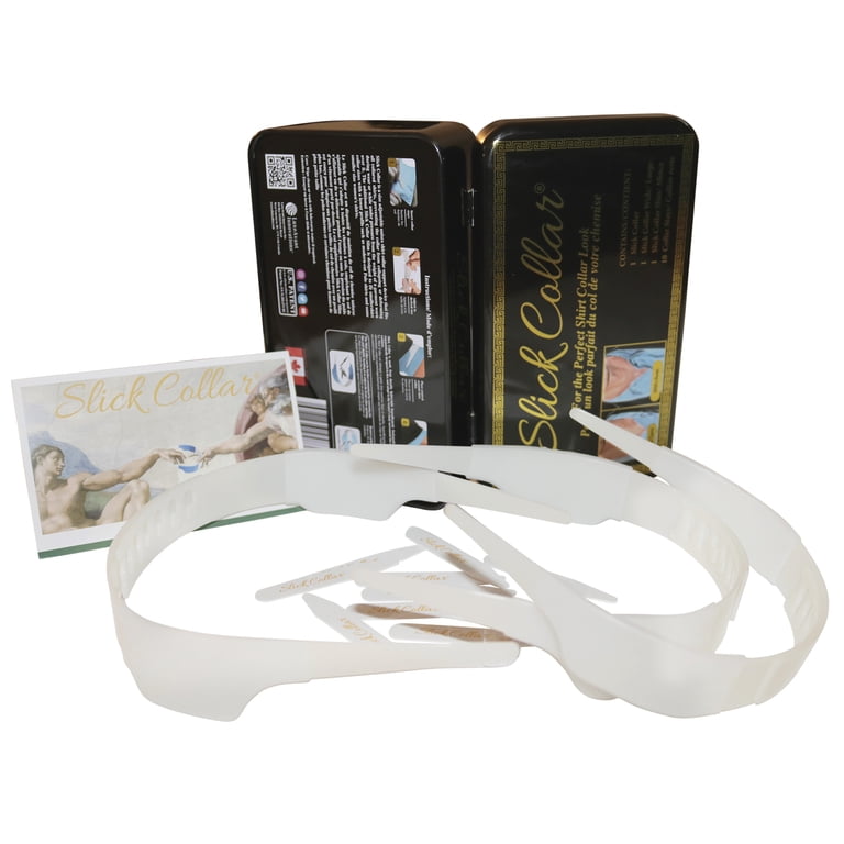 dress shirt collar stays walmart Slick Collar, Shirt Collar Support Kit, Adjustable, Includes Stays