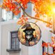thumbnail image 5 of Fiudx Liquidación navideña Adornos de jardín con campanillas de viento giratorias con forma de gato en el sombrero para Halloween, 5 of 7
