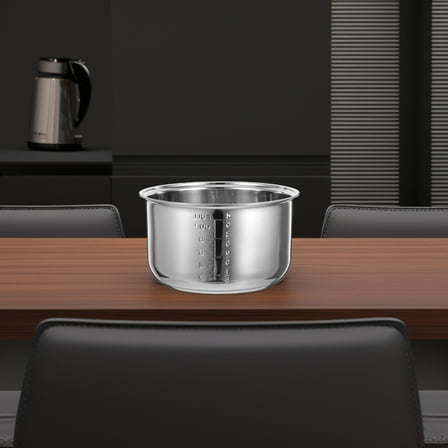 LOLIPPYY Stainless Steel Rice Cooker Pot for Family Use, Cooking Pot, 1 Set