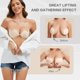 thumbnail image 2 of Bra Cmojsk sin tirantes, adhesivo y push-up, 2 pares, negro y beige, 2 of 7