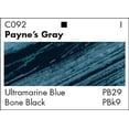 thumbnail image 2 of Chartpak GBC092P Acrylic Paint 75ml Paynes Gray, 2 of 5