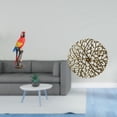 thumbnail image 2 of Escultura De Pared De Metal Con Forma De Loro, Creativa, Para El Hogar, La Oficina, El Dormitorio, La Sala De Estar, El Jardín, El Porche, Decoración Rústica 3D Para Interiores., 2 of 8