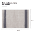 thumbnail image 4 of Juego De Mantel Individual De 10 Piezas, Resistente Al Calor Azul, 4 of 5