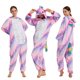 thumbnail image 3 of Pijamas de franela de animales para niños y adultos, ropa de dormir de unicornio, Mono para el hogar para niños y niñas, Invierno, 3 of 6