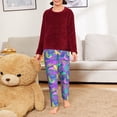 thumbnail image 6 of Susaid Disco Roller Skates Print Soft Teen Sleep Pants, Long Pajama Bottoms with Two Pockets and Elastic Waist, Designed for Ages 5-16-Large, 6 of 6
