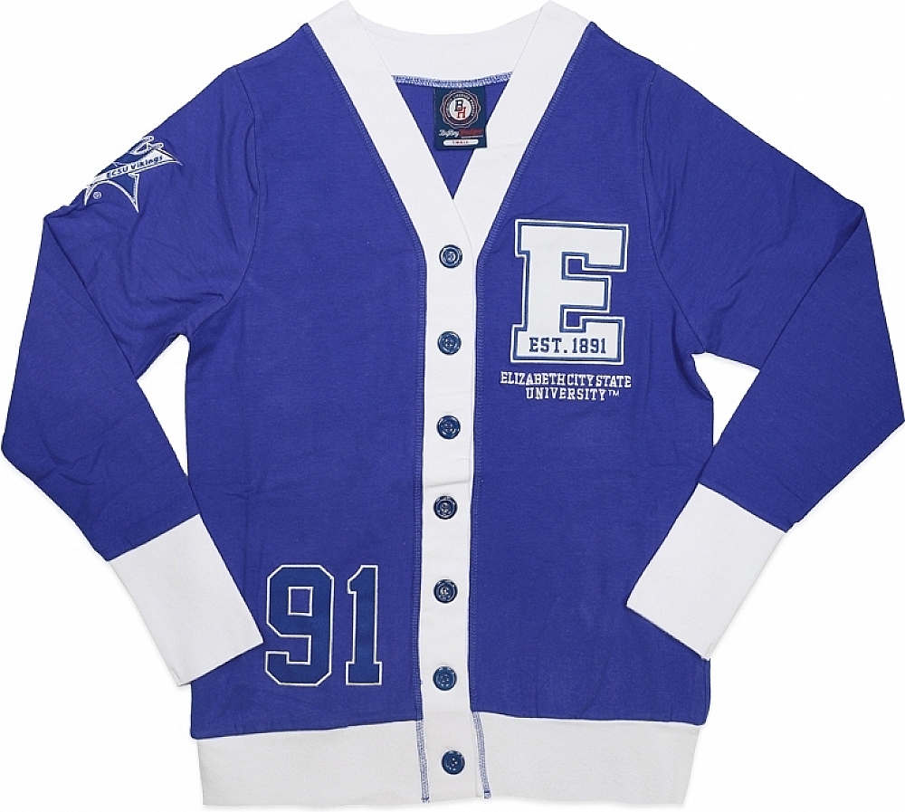 ladies royal blue cardigan