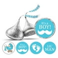 thumbnail image 1 of Darling Souvenir It's A Boy Stickers Candy Chocolate Labels 190 Pcs Party Fabor-Black, 1 of 2