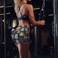 thumbnail image 4 of Seamless Workout Shorts Women - Cute Cat No.1081 Biker Gym Running Yoga Spandex Shorts for Women, 4 of 7