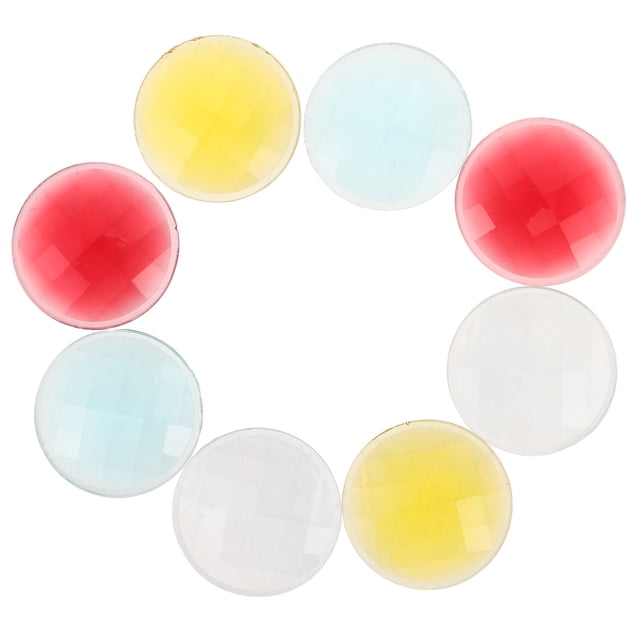 KAKOWELY 8PCS Kaleidoscope Lens DIY Kaleidoscope Lens Kit Prism Lens Set Kaleidoscope Repairing Kaleidoscope Assembly Lens for Kids Crafts and Photography