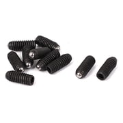 Uxcell M4 x 8mm Metal Rolling Ball Plunger Hex Socket Screws Drive (10-pack)
