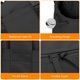 thumbnail image 5 of Minibolsa de gimnasio TRIOBASE para mujer impermeable (negra), 5 of 7
