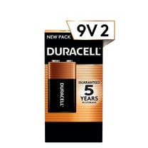 Duracell Coppertop 9V Alkaline Batteries 2/PK