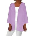 thumbnail image 2 of Women'S Cardigans,Lightweight Front Open Cardigan For Women Summer Clearance,Open Front Breathable Cardigans,Womens Summer Fall Solid Color Cardigan Long Sleeve Loose Cover Up Casual Blouse Tops, 2 of 5