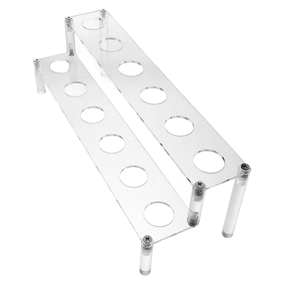 LEORX  Ice Cream Cone Holder Display Stand Bracket 33.00X11.00X10.50CM Transparent Acrylic