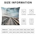 thumbnail image 5 of Chilfamy Beach Ocean Clouds Pillow Covers for Couch Sofa Indoor Outdoor Home Decor Pillowcase 1PC 18x18in, 5 of 5