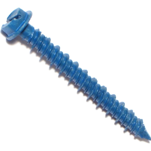 Sujetador difícil de encontrar 014973210571 Tornillos macho de cabeza hexagonal 3/16 x 1-3/4 pulgadas, 30 piezas