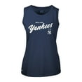 thumbnail image 2 of Women's-Levelwear  Navy New York Yankees Macy Tank Top, 2 of 3