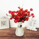 thumbnail image 4 of Wosthever Flor de Anthurium de 7 ramas con hojas, decoración de de Hotel para el hogar, centro de mesa, flor falsa de plástico Flores artificiales, 4 of 6