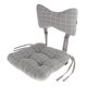 thumbnail image 1 of cojín de silla reversible suave con almohada de soporte de cuello para dormitorio en hogar Caqui, 1 of 9