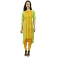 thumbnail image 6 of Phagun Women's Indian Cotton Designer Tunic Top Asymmetrical Hem Kurti Casual Wear Kurta, 6 of 7