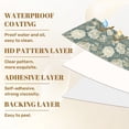 thumbnail image 6 of Peel and Stick Wallpaper Vintage Floral Cream Chrysanthemums Leaves Blue Wall Mural 17.7in x 9.8ft Self Adhesive Removable Wall Paper Renter Friendly Wallpaper for Girl Bedroom Nursery Livingroom, 6 of 8