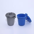 thumbnail image 5 of 2 piezas de basura en miniatura modelo Mini House Simulation Trash Cat (plata, azul), 5 of 5