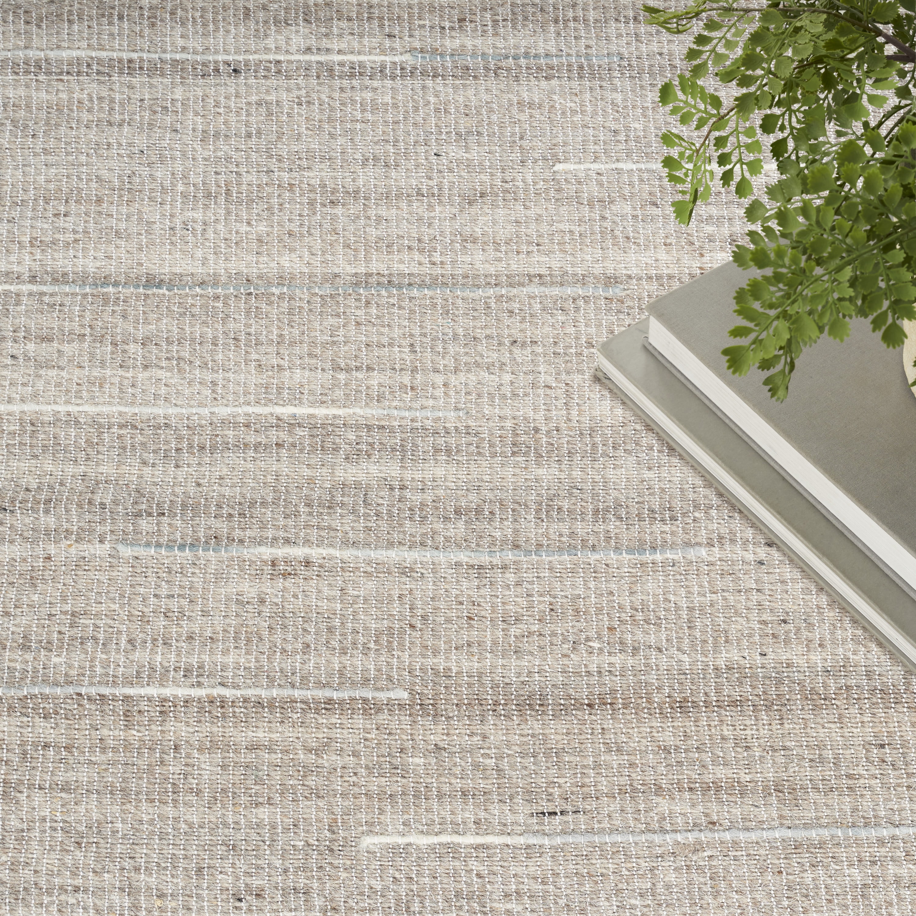 Nourison Interweave Abstract Grey 10' x 14' Area Rug, (10x14)