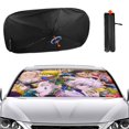 thumbnail image 1 of Hunter × Hunter Sombrilla Solar para Auto - Protector de Parabrisas Plegable | Cortina Solar Delantero | Bloqueo UV y Aislamiento de Calor 133x73cm, 1 of 6