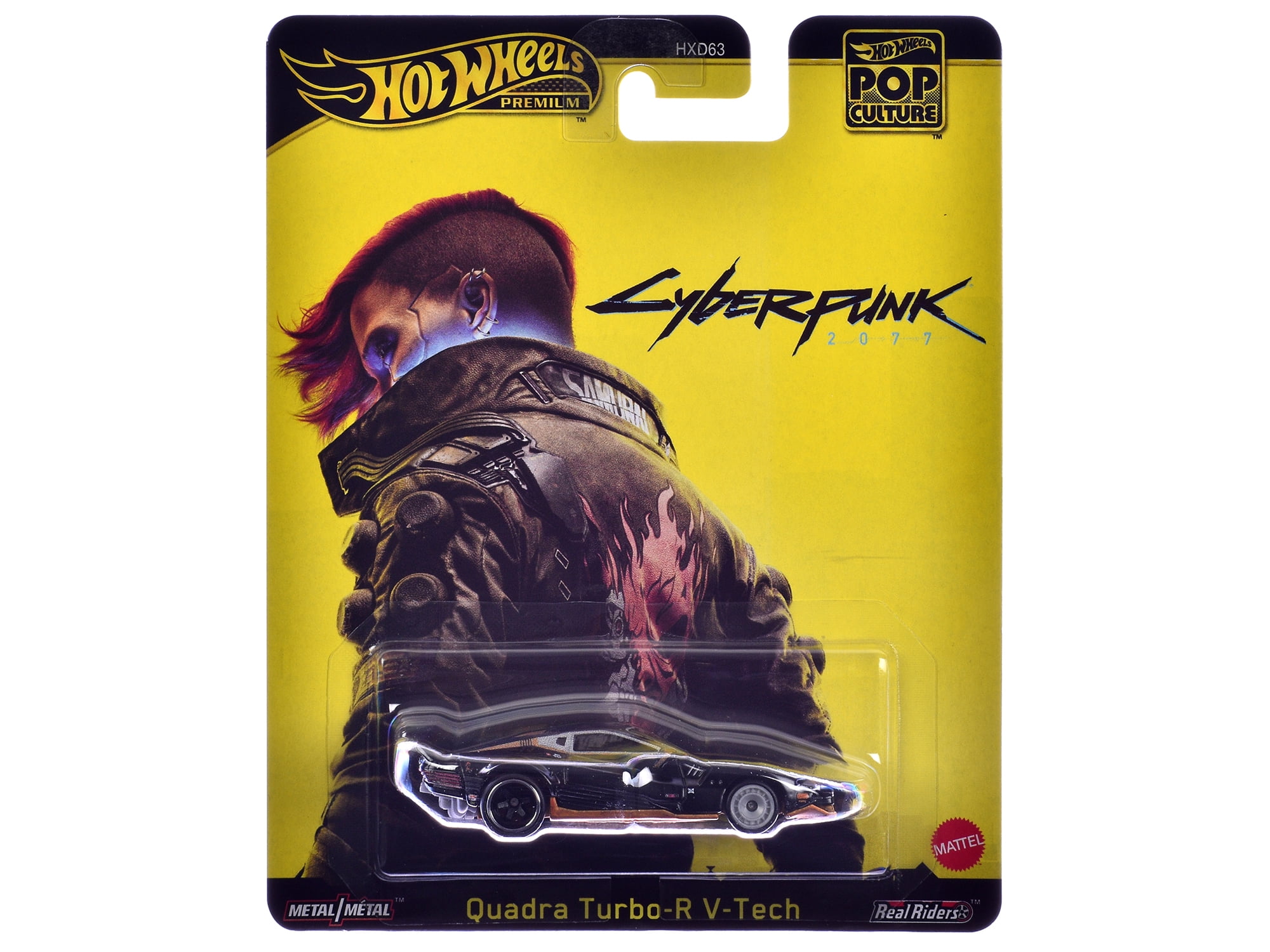 "Pop Culture 2025" 5 piece Set M "Premium Series" Die Cast Model Cars by Hot Wheels