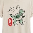 thumbnail image 3 of Toy Story - Doodle Rex Graphic - Women's Oversized T-Shirt, 3 of 5