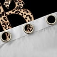thumbnail image 4 of Homewish Cartoon Monogrammed B Black Out Curtains for Teens, Leopard Cheetah Print Curtains Pack of 2 (42x63 Each), Modern Fashion Bedroom Curtains, Window Curtains Decor, 4 of 6