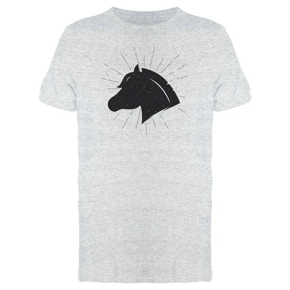 Grunge Horse Head Silhouette Tee Men's -Image by Shutterstock