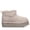 Mushroom, variant on Retro Shorty Youth Iced Coffee Size 3 | Cozy Slip On Winter Boots for Kids | Winter Ankle Boots