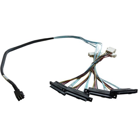 UPC: 0643653864317 | HighPoint 8643-4SAS-1M Internal Mini-SAS HD to 4x SAS Cable  1Meter