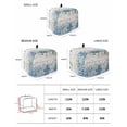 thumbnail image 2 of Eucalyptus Flowers Small Toaster Cover 2 Slice, Kitchen Appliance Covers, Blue Floral Green Vintage Wood Grain Toaster Oven Cover with Loop, Bread Machine Cover Polyester Dust Cover Protection, 2 of 4