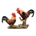 thumbnail image 2 of Figurita de pollo, escultura de gallo, decoración decorativa de resina Feng Shui, estatua de Animal para fiesta, vacaciones, adornos de escritorio, Estilo A, 2 of 8