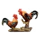 thumbnail image 2 of Figurita de pollo, escultura de gallo, decoración decorativa de resina Feng Shui, estatua de Animal para fiesta, vacaciones, adornos de escritorio, Estilo A, 2 of 8