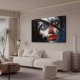 thumbnail image 3 of Abstract Decorative Painting Of Human Face Framed Gallery Poster Decorative Painting Canvas Wall Art Living Room Posters Bedroom Painting,Frame-style,12x18inch(30x45cm), 3 of 8