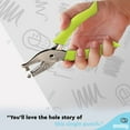 thumbnail image 6 of Enday 1/4” Paper Single Hole Puncher Home Office Supplies, Green 2 Pack, 6 of 7