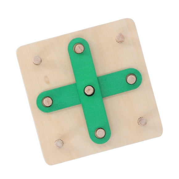 Juguete De Tablero De Rompecabezas XO Para Niños, Tablero De Rompecabezas XO De Madera De Color Rico Portátil, Juguete Para Desarrollo Cerebral Para Niños Y Niñas Para