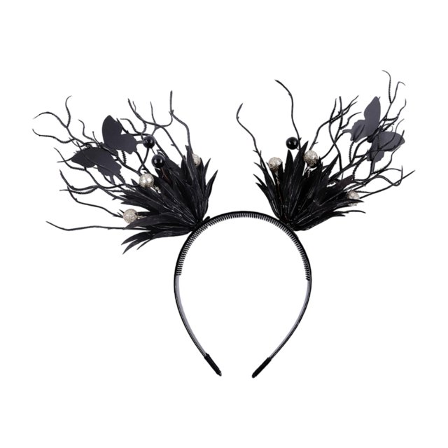 Diadema de Halloween Fernando accesorios de maquillaje para mujeres tocados negro