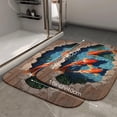 thumbnail image 2 of 1pc Koi Fish in a Hole Absorbent Non-Slip Bathroom Thickened Flannel Rug Decor,Soft,Quick Drying,Suitable For Indoor/outdoor Use,Bathrooms,Bedrooms,Kitchens,Terrace,Laundry Rooms,16"x24", 2 of 9