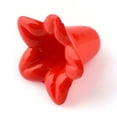 thumbnail image 1 of Opaque Acrylic Beads Trumpet Flower Beads Flower Red 17x17x12mm Hole: 1.5mm, 1 of 2