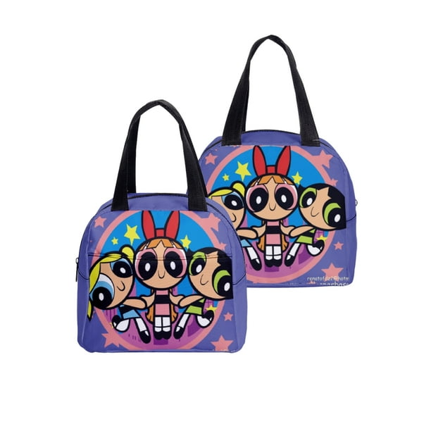 Powerpuff Girls Picnic Thermal Lunch Box Cold Carrying Case,A20