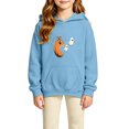 thumbnail image 5 of XUANTAOO Halloween Hoodies Cute Ghost Pumpkin Print Long Sleeve Hooded Pullover Fall Fashion Sweatshirt Girls Boys Hoodies Size 13-14 Years, 5 of 5