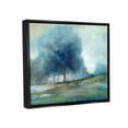 thumbnail image 3 of Stupell Industries Rural Blue Tree Abstract Painting Landscape Painting Black Floater Framed Art Print Wall Art, 3 of 6