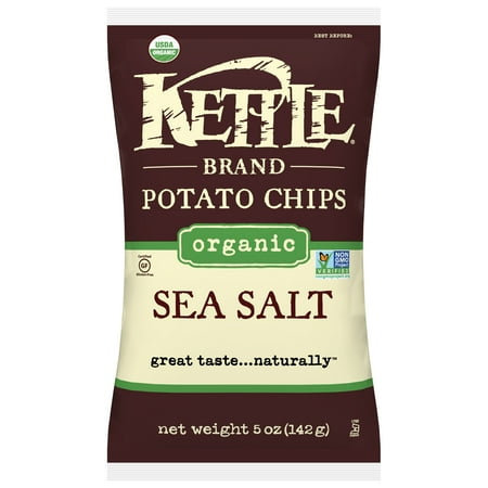 - Kettle Brand Organic Sea Salt Potato Chips, 5 Oz
